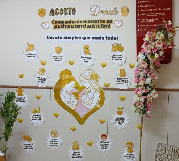 Maternidade Escola da UFRJ realiza ações de incentivo ao aleitamento materno