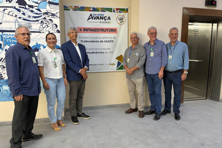 Inauguração elevadores HUCFF