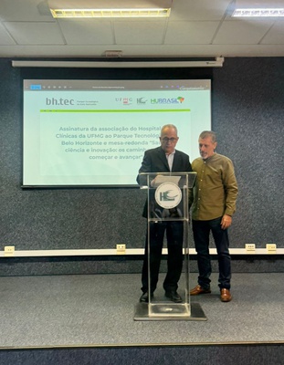 Assinatura acordo HC e BHTEC