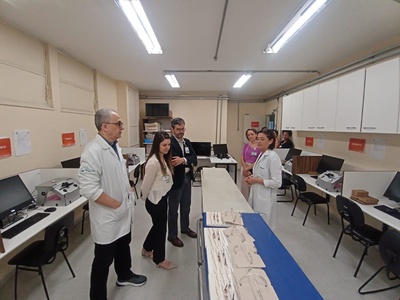 Presidente em exercício da Ebserh visitou as atuais instalações do HC-UFMG - Crédito Frederico A. Luna Tavares