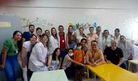 Unidade da Criança e do Adolescente comemora última sessão de quimioterapia de paciente