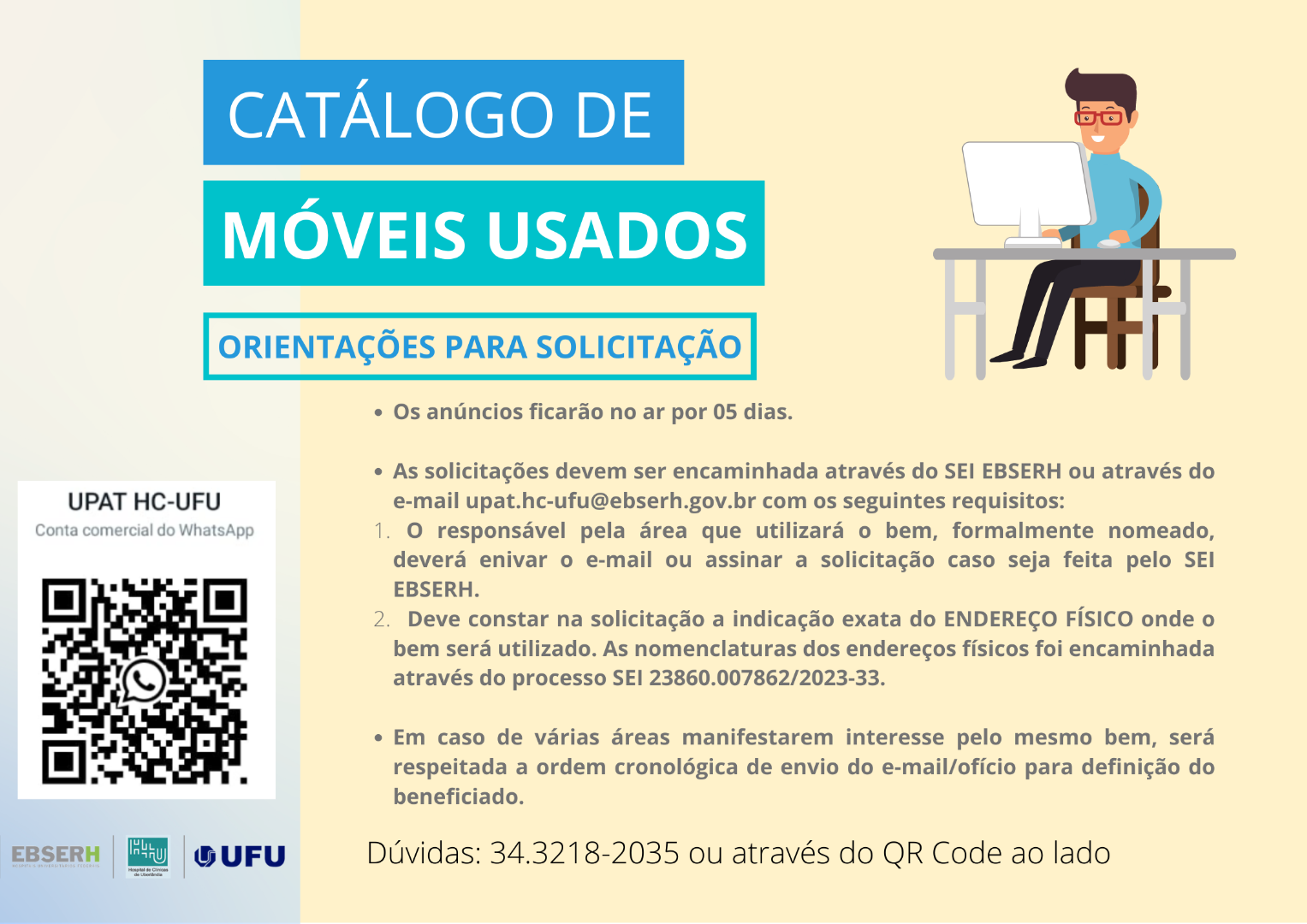 ORIENTAÇÕES PARA SOLICITAÇÃO