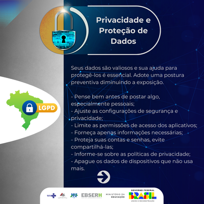Privacidade e proteção de dados