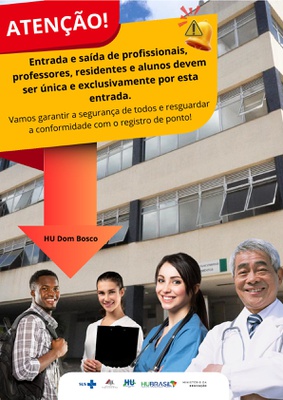 Entrada e saída corretas no HU