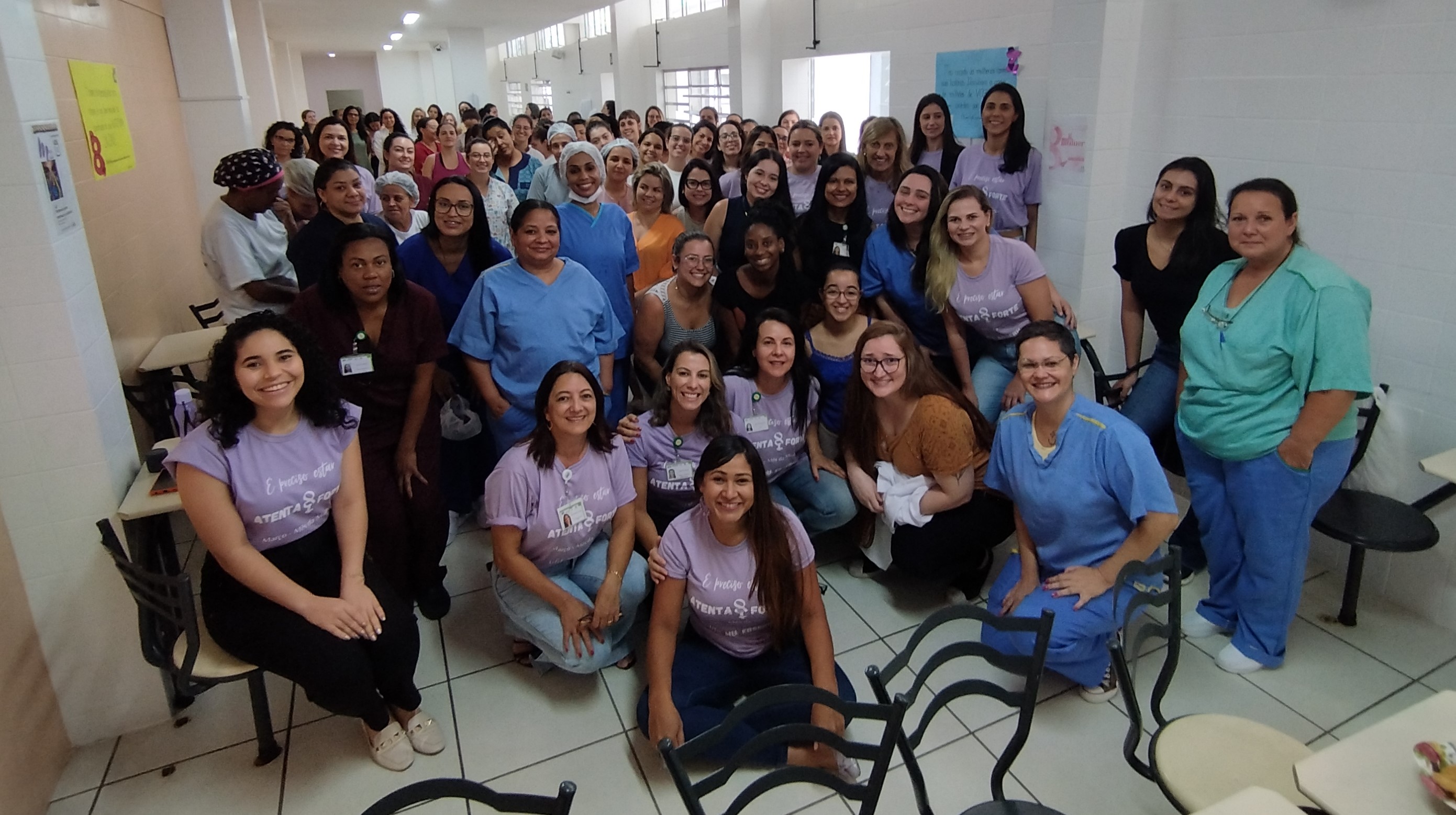 Café da manhã coletivo no HU Santa Catarina