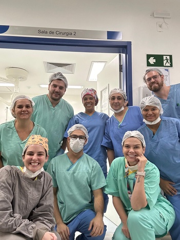 Equipe envolvida pelo mutirão do dia 15/11