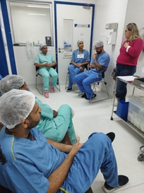 Ação realizada no HU-UFJF