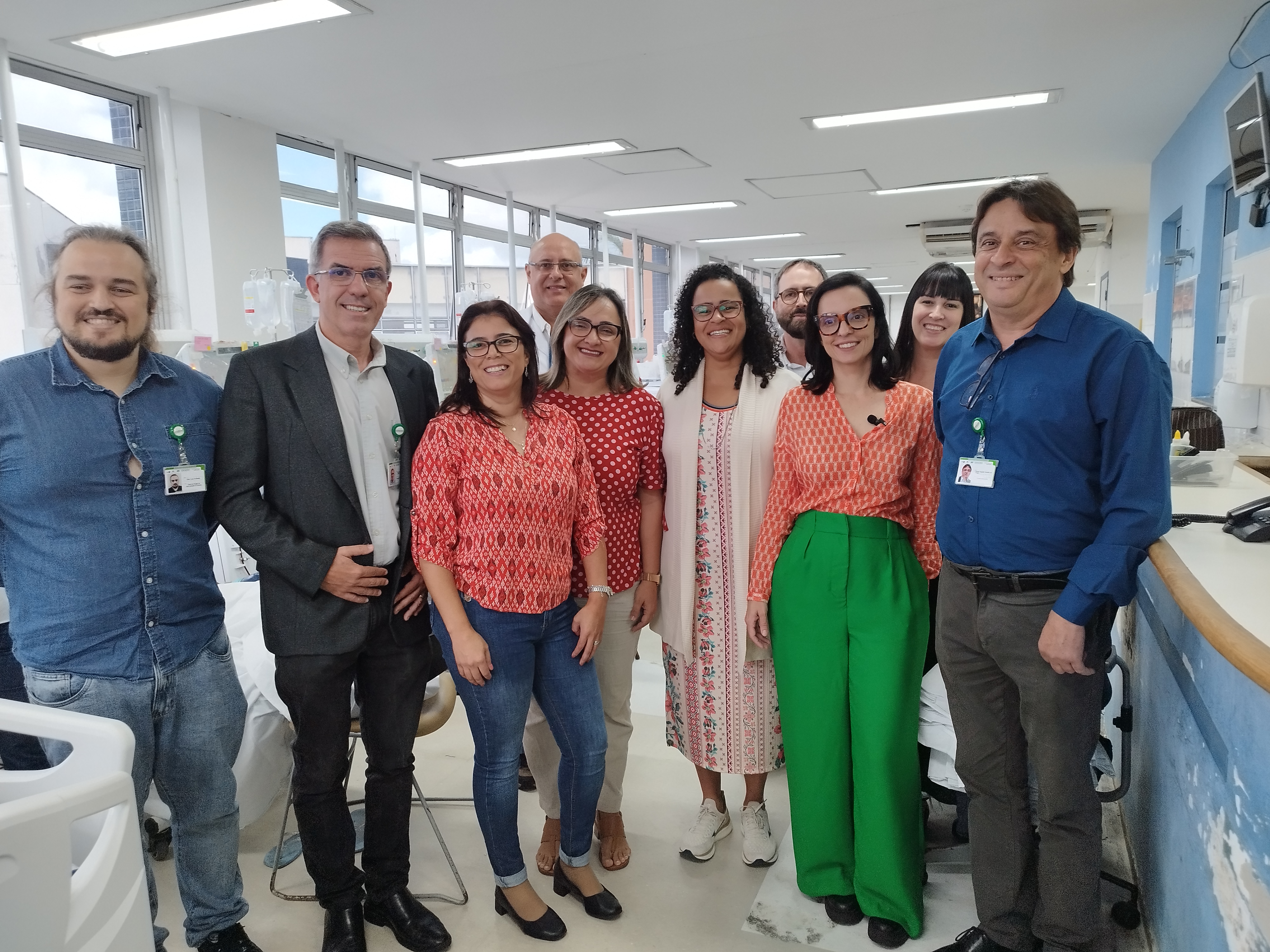 Deputada Ana Pimentel foi recebida pelo Colegiado Executivo,  representantes da UFJF e gestores do HU. Foto: UCR 24. 