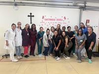 Outubro Rosa mobiliza Hospital Universitário com diversas ações