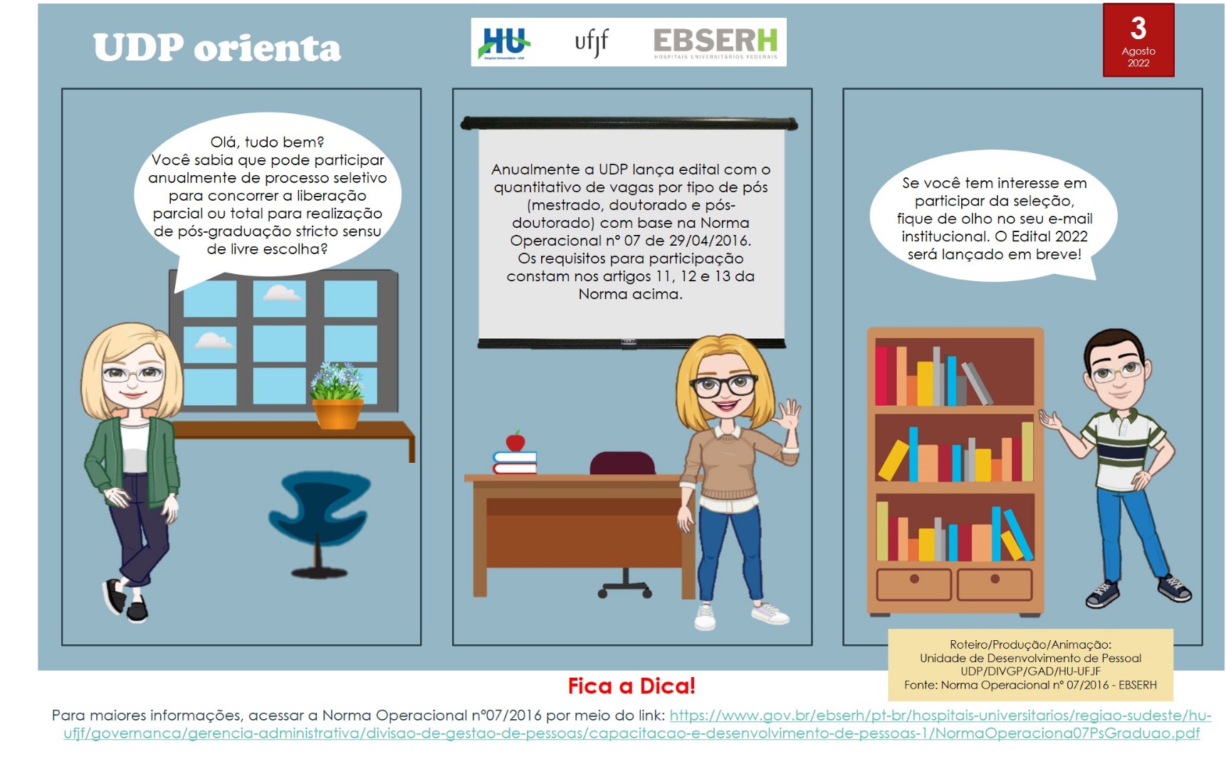 Dica 4/2022 - Pós-graduação livre escolha