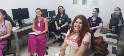 Membros do projeto Adolescer, utilizado como piloto para testar e aprimorar os fluxos de teleconsultoria no HU-UFSCar