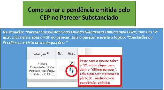 CEP: Como sanar pendência.