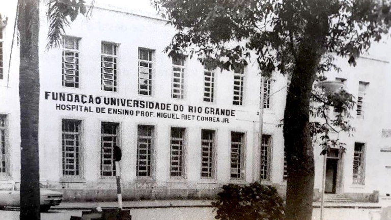 Primeira fachada do Hospital