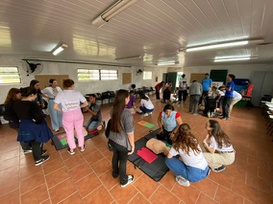 Capacitação na EEEM Roberto Bastos Tellechea