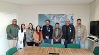 Visita do vice-presidente do Cofen ao HU-Furg fortalece diálogo sobre o cuidado e a valorização da Enfermagem