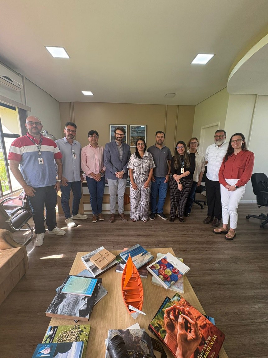 Primeira reunião do Colegiado Executivo do Hospital Universitário com a Reitoria da Furg alinha pautas institucionais