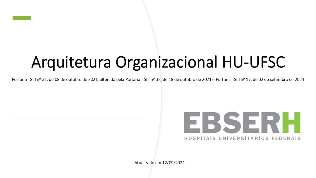 Estrutura Organizacional HU-UFSC