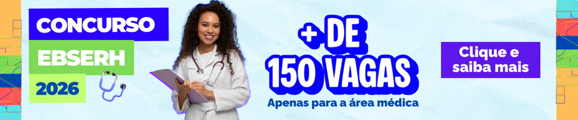 Banner site concurso médicos 2026