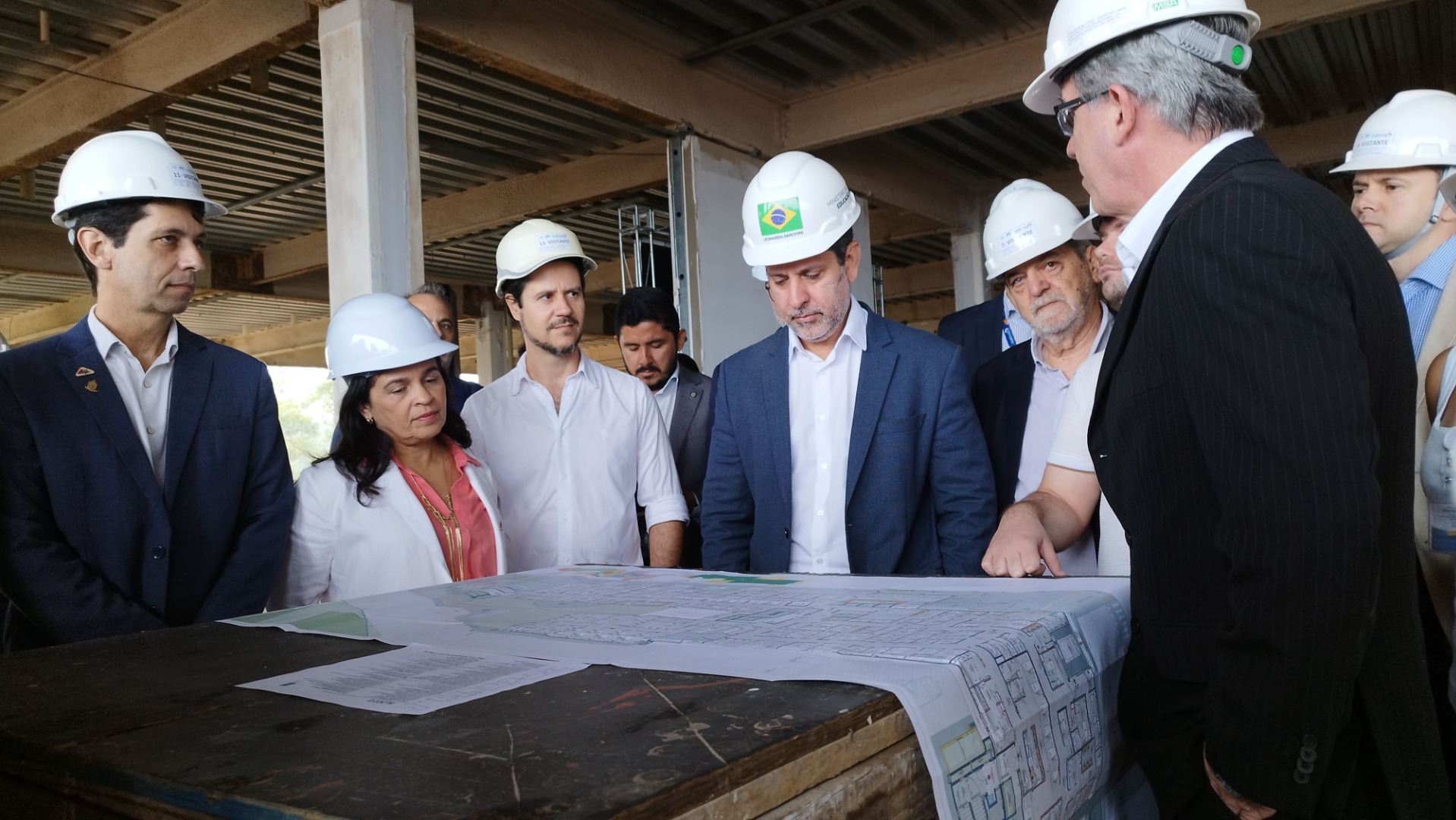 Representantes da HU Brasil e do MEC visitam Hospital Universitário de Juiz de Fora (MG) e acompanham obra