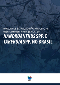 Parecer de extração não prejudicial (Non-Detriment Findings, NDF) de Ipê (Handroanthus spp. e Tabebuia spp.) no Brasil