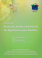 Ibama abre inscrições para curso de Avaliação de Risco Ambiental de Agrotóxicos para Abelhas