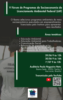 Ibama realiza V Fórum de Programas de Socioeconomia do Licenciamento Ambiental Federal