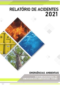Capa Relatório de Acidentes Ambientais 2021