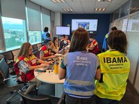 Simulado com participação do Ibama aborda resgate de fauna na região costeira