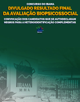 Concurso Ibama: resultado final na avaliação biopsicossocial dos candidatos na condição de pessoa com deficiência e convocação para o procedimento de heteroidentificação complementar à autodeclaração dos candidatos negros