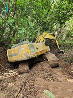 Ibama combate garimpo ilegal de ouro na Terra Indígena Sararé, no MT