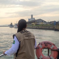 Ibama promove vistoria técnica no Porto de Santos (SP)