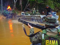Fiscalização do Ibama contribui para a redução de 85% das áreas de mineração ilegal na TI Yanomami