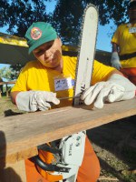 Brigadistas do Prevfogo no Amazonas recebem capacitação em uso seguro de motosserra