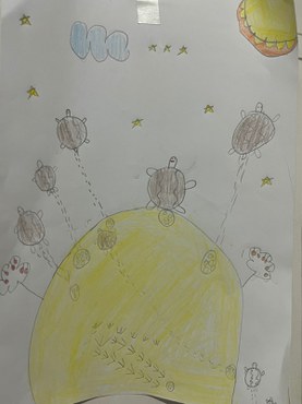 Desenho sobre quelônios