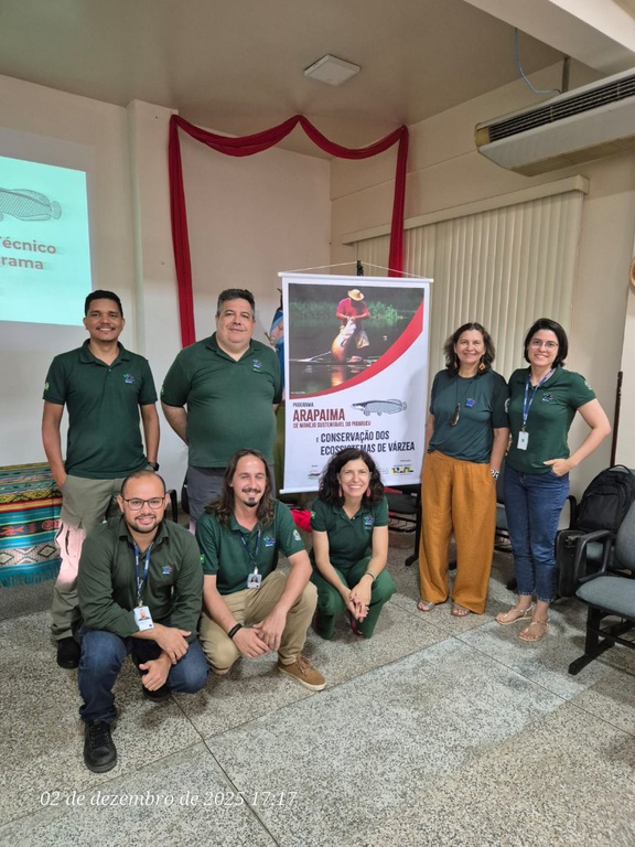2025-12-11 Equipe do Ibama que participou da 1ª Reunião do Comitê Técnico Permanente do Programa Arapaima.jpeg
