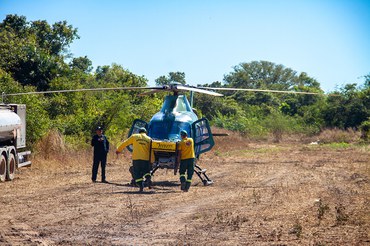 Ação com helicópteros aumenta em 10 vezes a produtividade