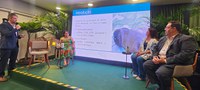 Ibama apresenta programa de conservação de peixes-boi na COP30