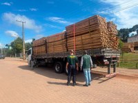 Ibama doa madeira apreendida para construção de Cetas no RS