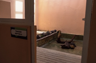 Sala de triagem para répteis no Cetas Benevides/PA