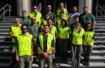 Equipe do Ibama de monitoramento ambiental