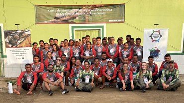 Servidores do Ibama e participantes do curso na AMEPP