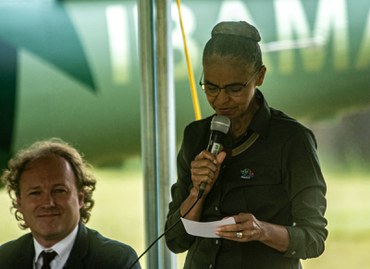 Ministra do Ministério do Meio Ambiente e Mudança do Clima Marina Silva