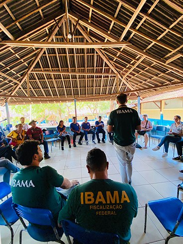 Equipe de Educação Ambiental em Santarém/PA