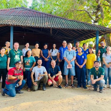 Equipe de Educação Ambiental do Ibama em Santarém/PA.