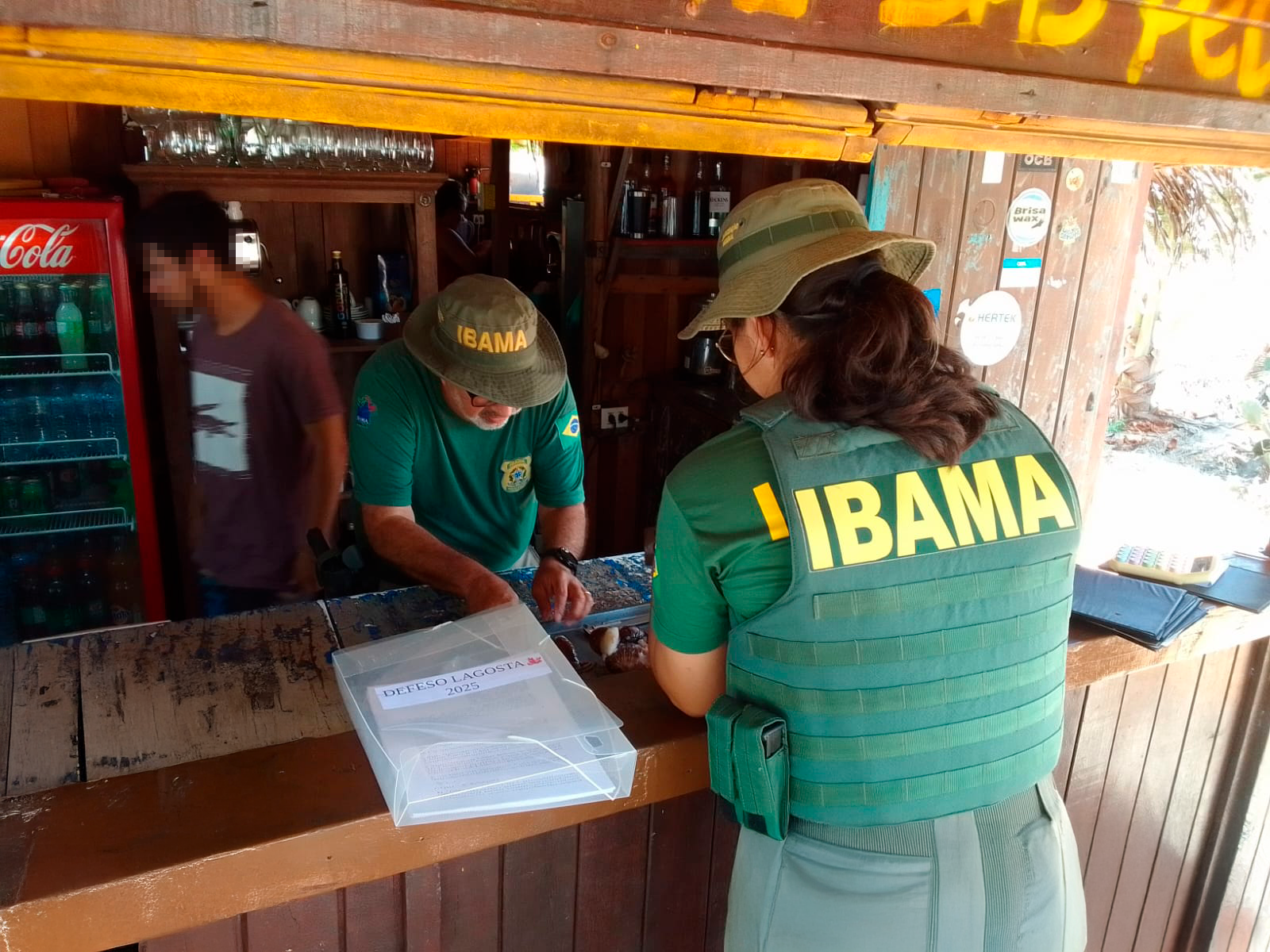 Fiscalização do Ibama combate pesca ilegal de lagosta no RN