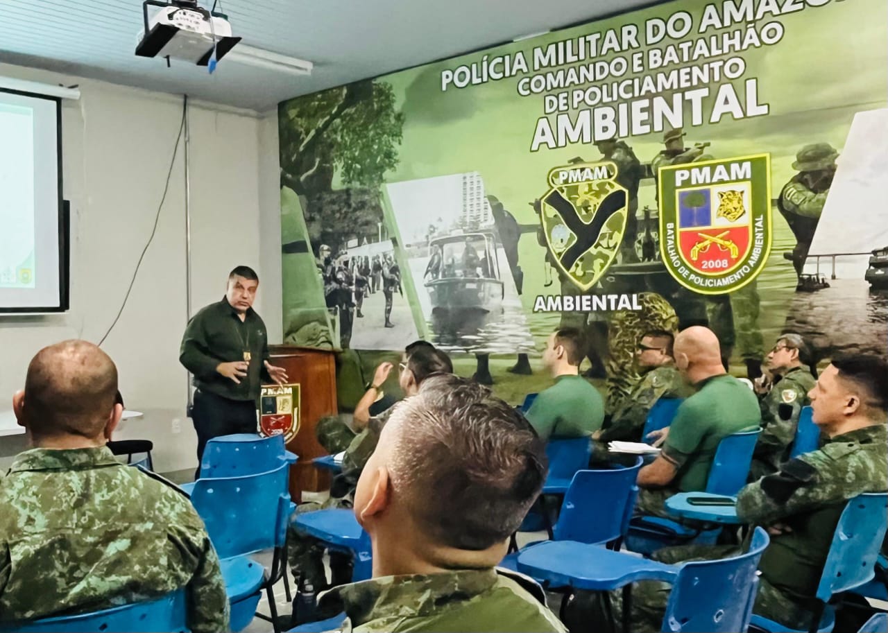 Capacitação ocorreu no Batalhão Ambiental da PMAM, em Manaus