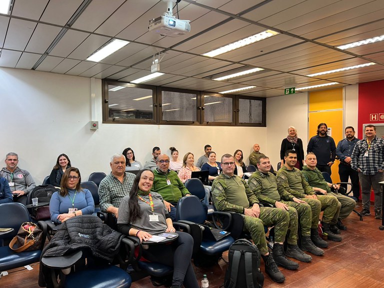 Participantes da capacitação técnica sobre o uso do SisPass