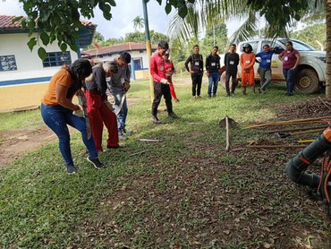 2025-07-18 Voluntários se preparam para o combate ao fogo.jpeg