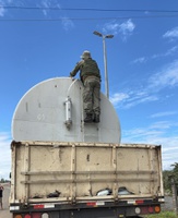 Ibama fiscaliza veículos que transportam produtos perigosos durante operação no DF
