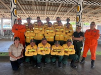 Ibama promove treinamento de primeiros socorros para brigadistas indígenas do prevfogo em Roraima